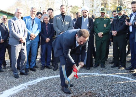 آیین کلنگ زنی احداث و بازسازی ساختمان جدید شهرداری چالوس